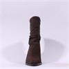 Paul Green Rear Zip Western Ankle Boot - Mocca